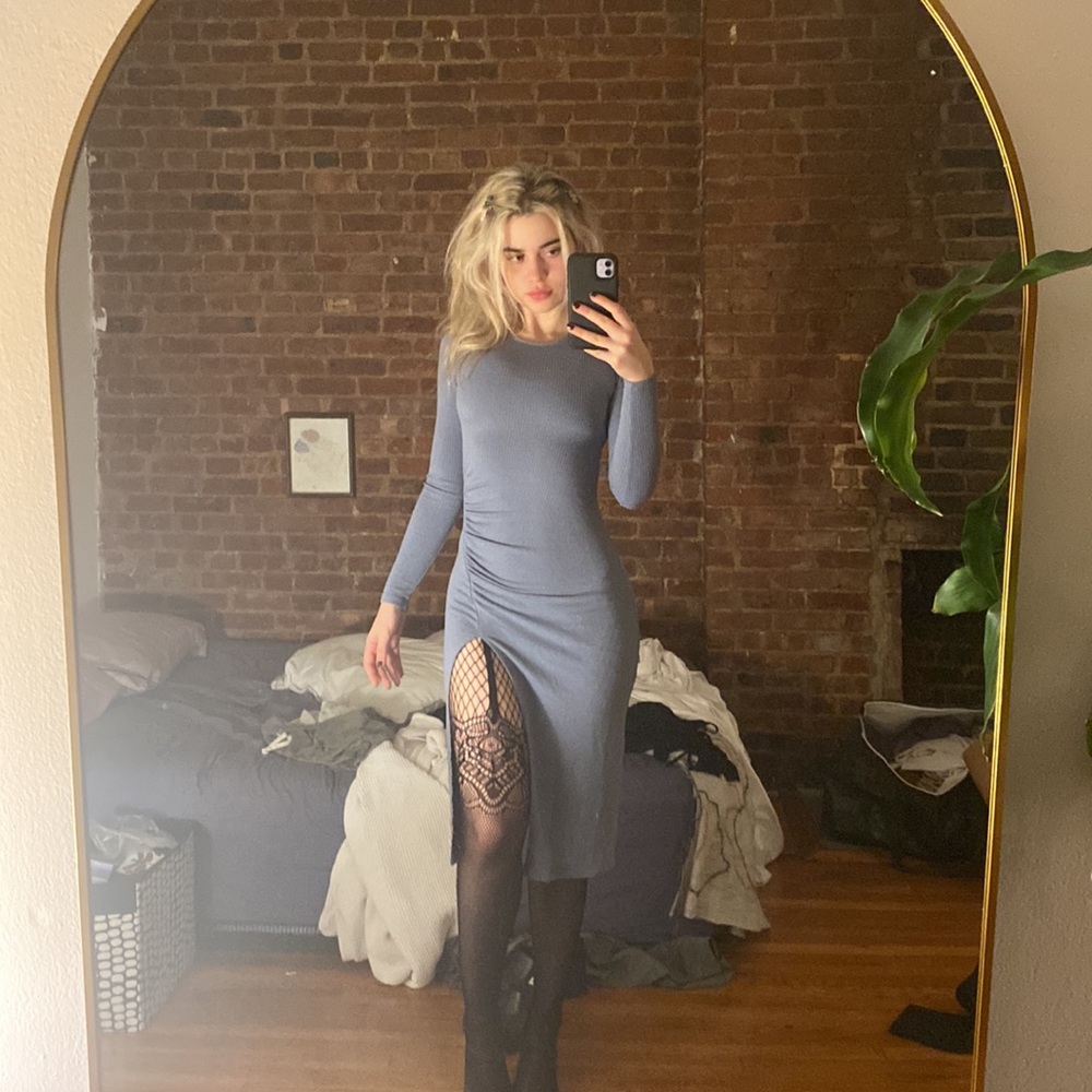 ARITZIA WILFRED • Amelia Dress • Blue, Size XS